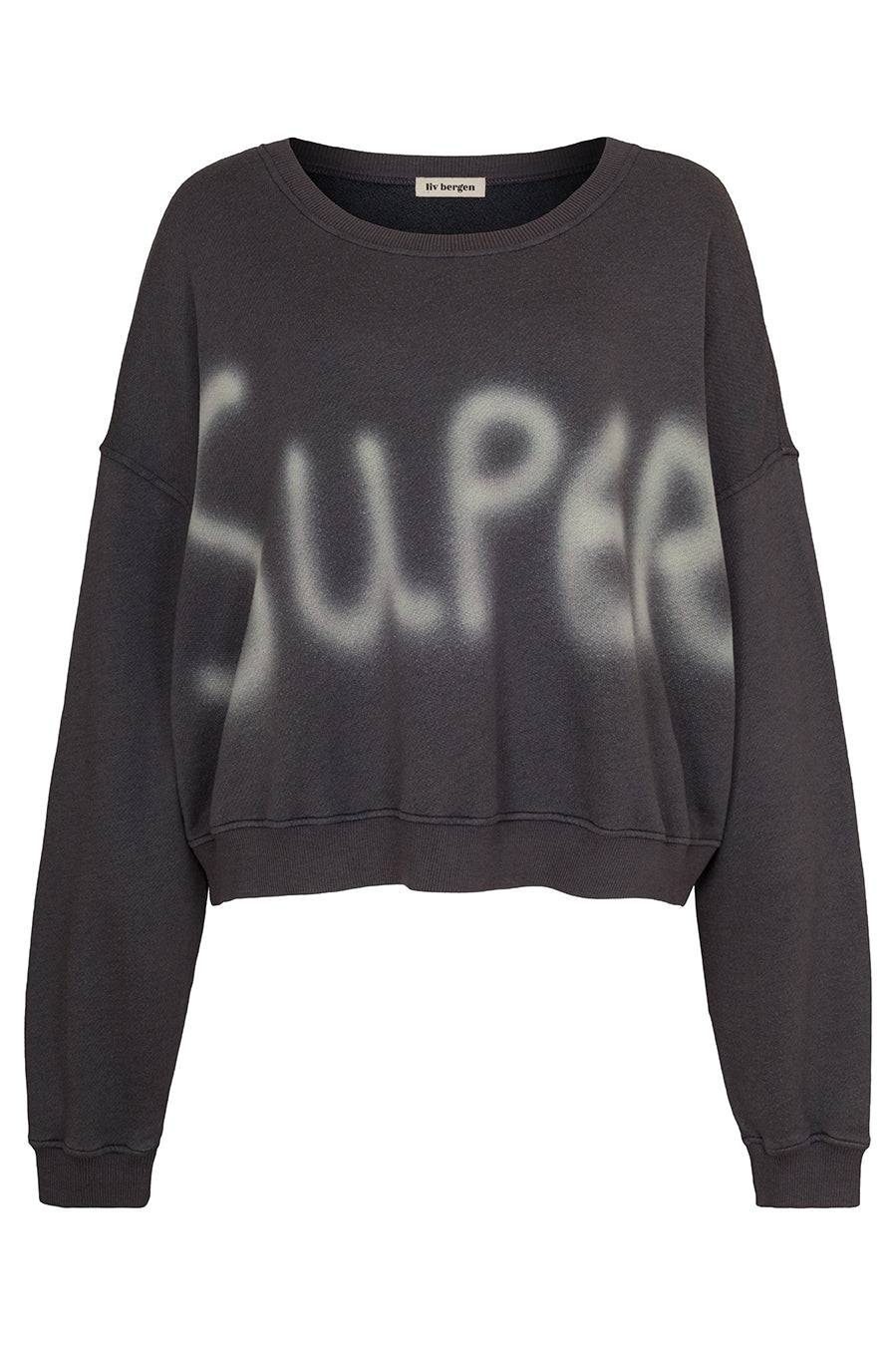Liv Bergen Sweater Bleached in charcoal Bestseller