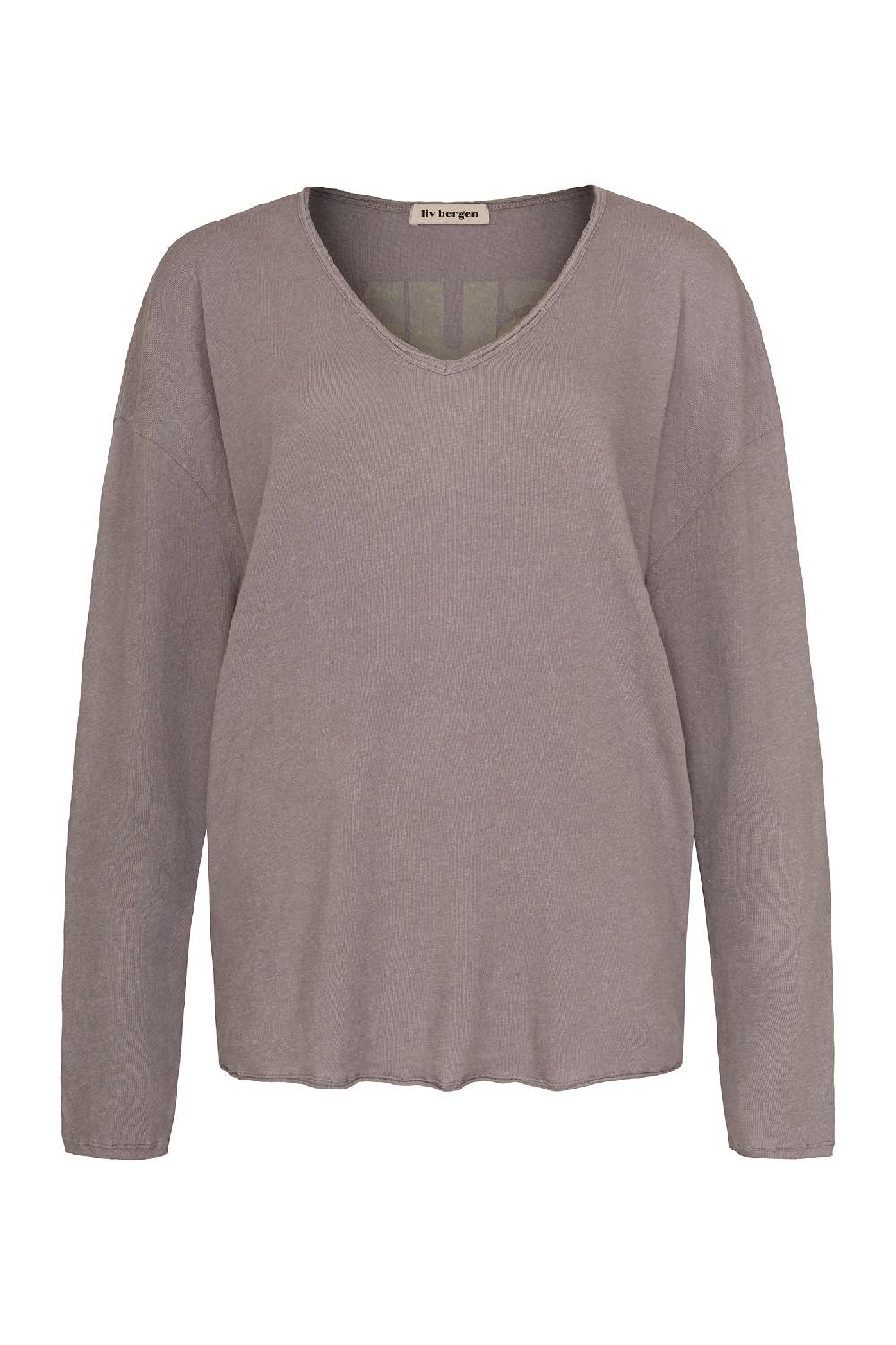 Liv Bergen Longsleeve SUN in washed grey Kostenloser Versand