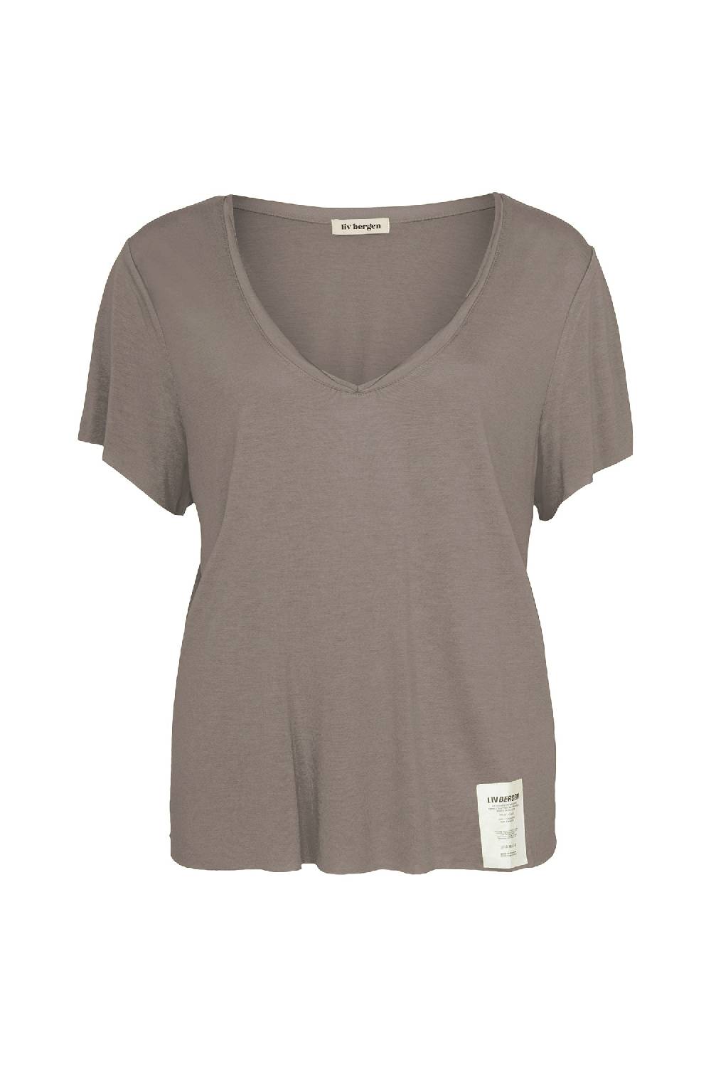 Liv Bergen T-Shirt Vulcano in walnut Vatertagsangebot