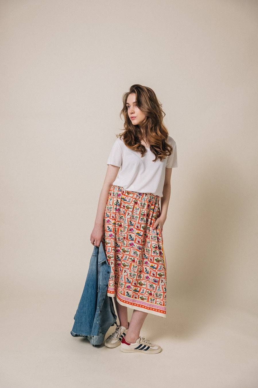Liv Bergen T-Shirt Basics in optic white Tiefpreis