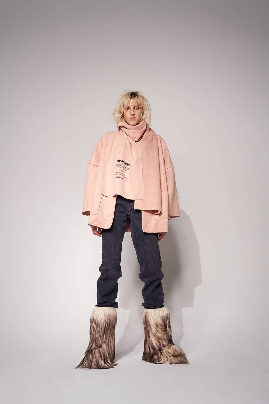 Liv Bergen Kurzer Mantel in powder Super Sparpreis