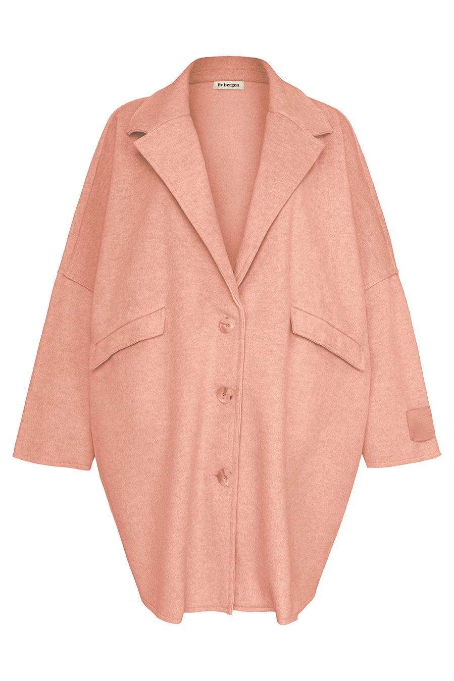 Liv Bergen Oversized Mantel in powder Letzte 3 Tage