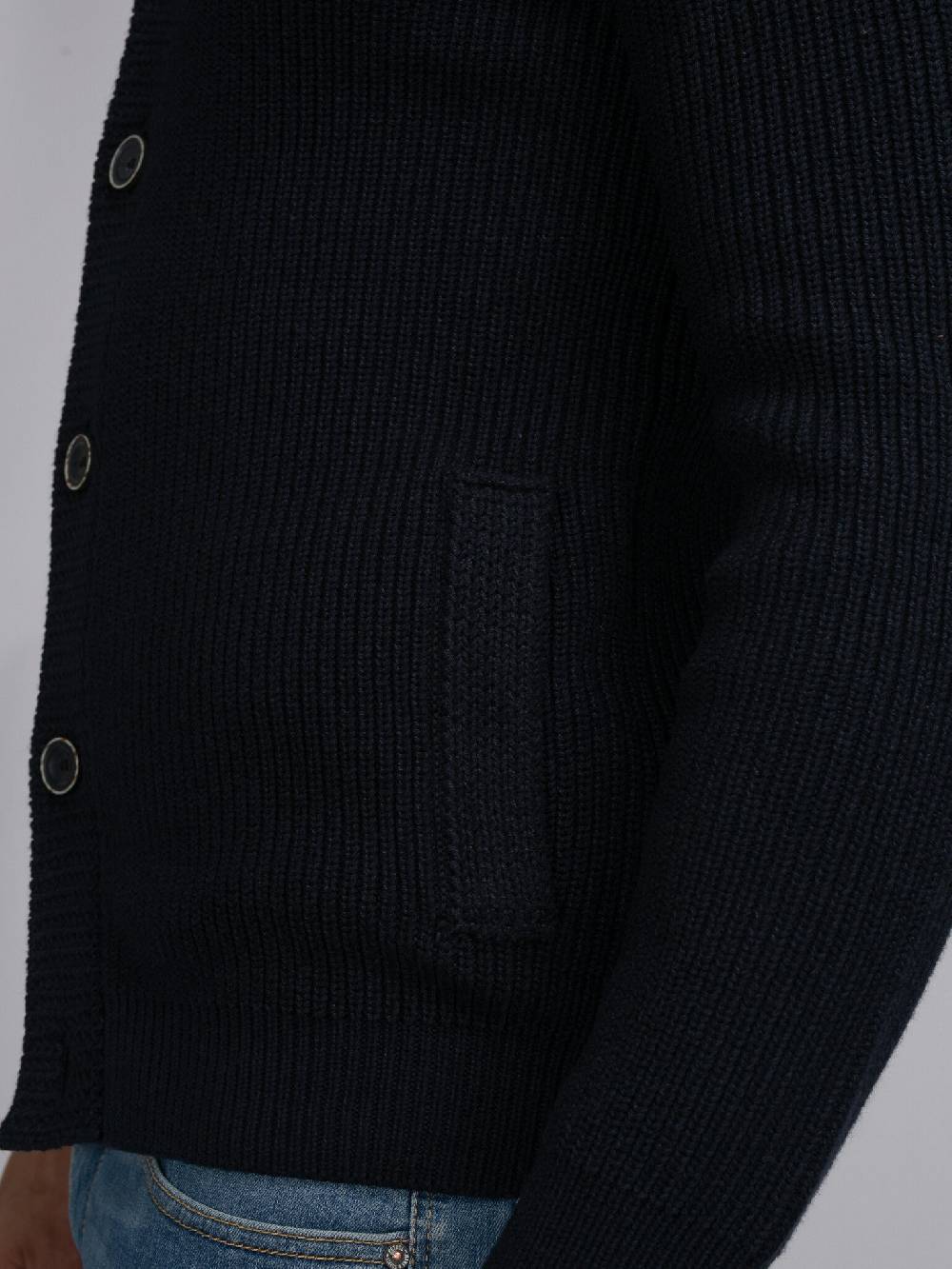 Petrol Industries M-3040-KWC282 Men Knitwear Collar Cardigan (5120 Sky Captain) JETZT KAUFEN