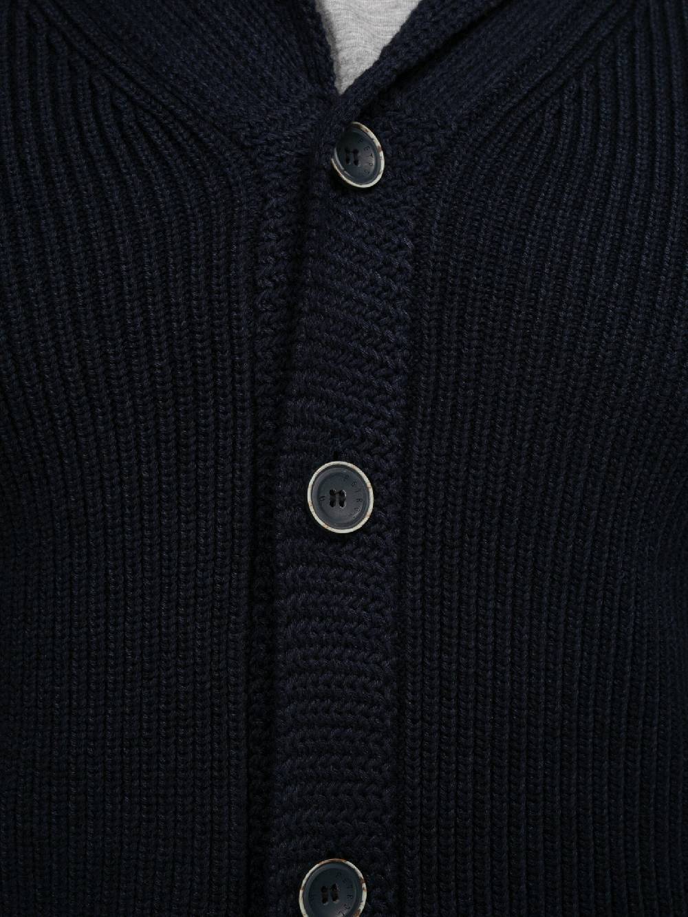 Petrol Industries M-3040-KWC282 Men Knitwear Collar Cardigan (5120 Sky Captain) JETZT KAUFEN