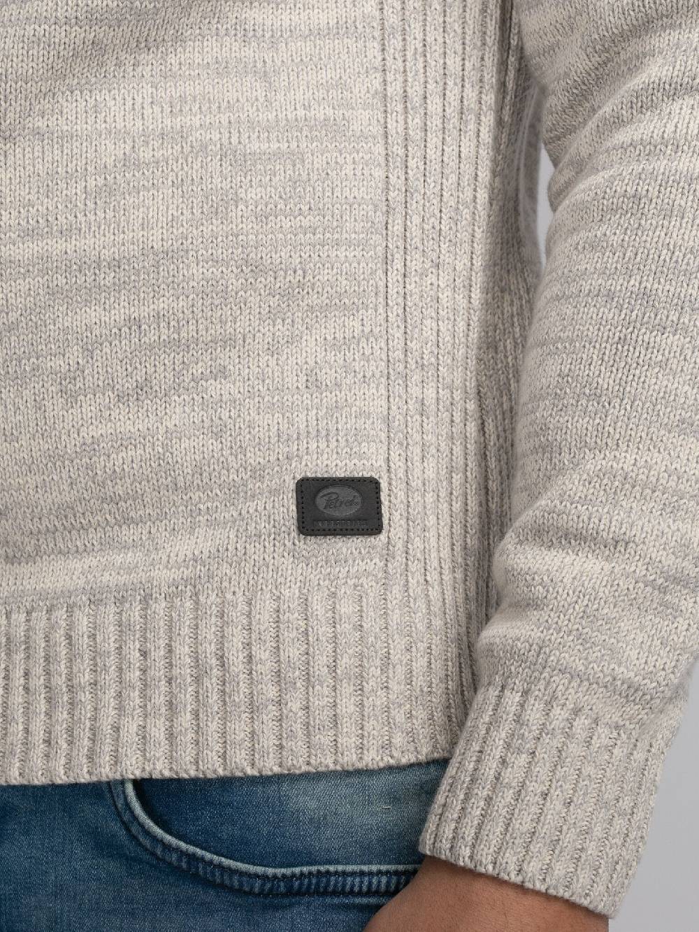 Petrol Industries M-3040-KWC206 Men Knitwear Collar (0009 Antique White) Nur für heute