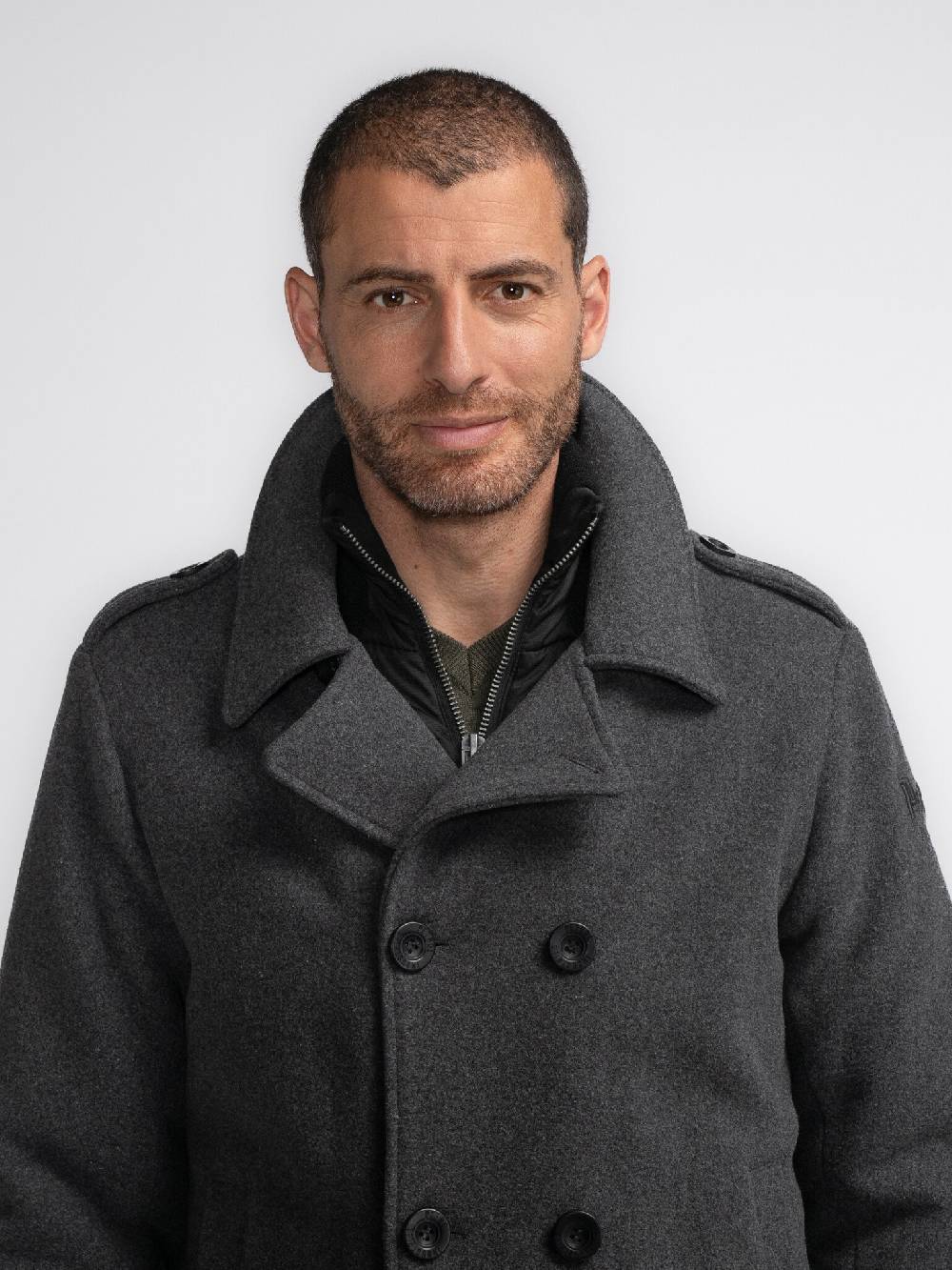 Petrol Industries M-3040-JAC102 Men Jacket Wool (9080 Steal Melee) Sonderangebot der Fabrik