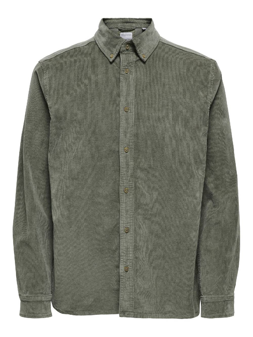 Only & Sons ONSMICHAEL 18W REG CORD STRETCH LS (Castor Gray) Nur noch ein Tag übrig