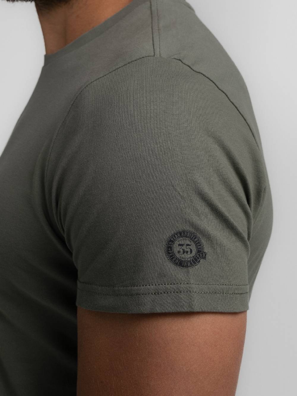 Petrol M-3040-TSR661Men T-Shirt SS Classic Print (6165 Dark Sage) Riesige Rabatte