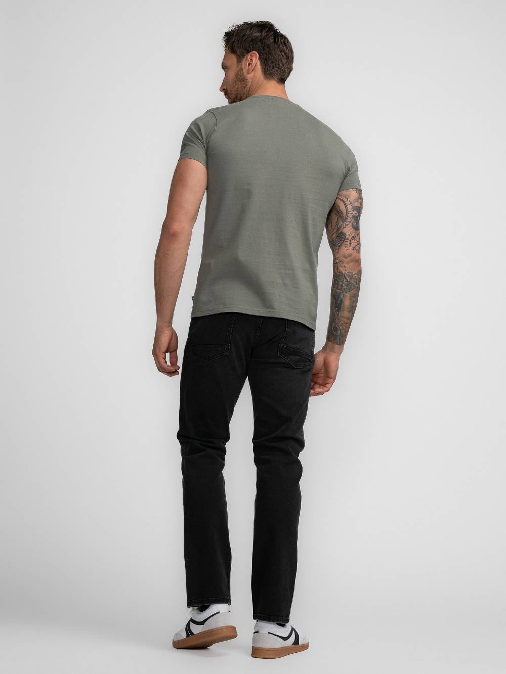 Petrol M-3040-TSR661Men T-Shirt SS Classic Print (6165 Dark Sage) Riesige Rabatte