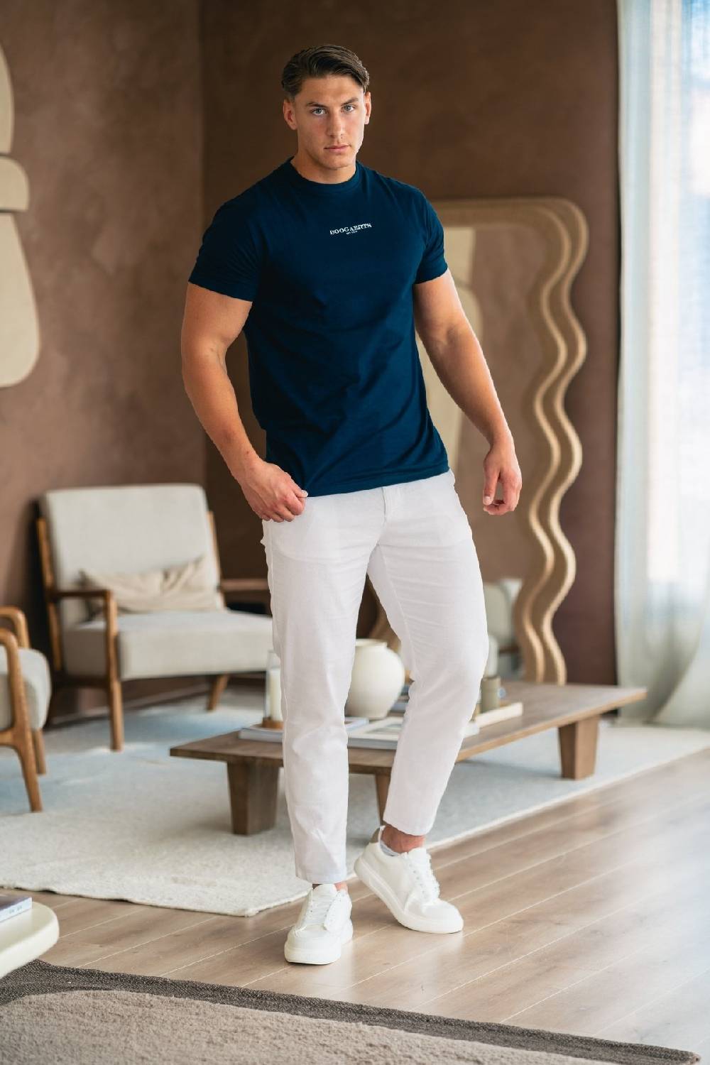 Boogaerts MAX PREMIUM T-SHIRT NAVY Clearance-Verkauf