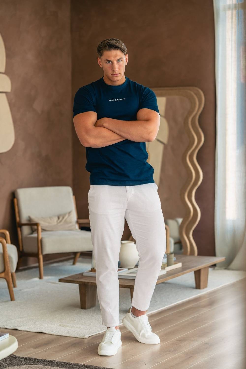 Boogaerts MAX PREMIUM T-SHIRT NAVY Clearance-Verkauf