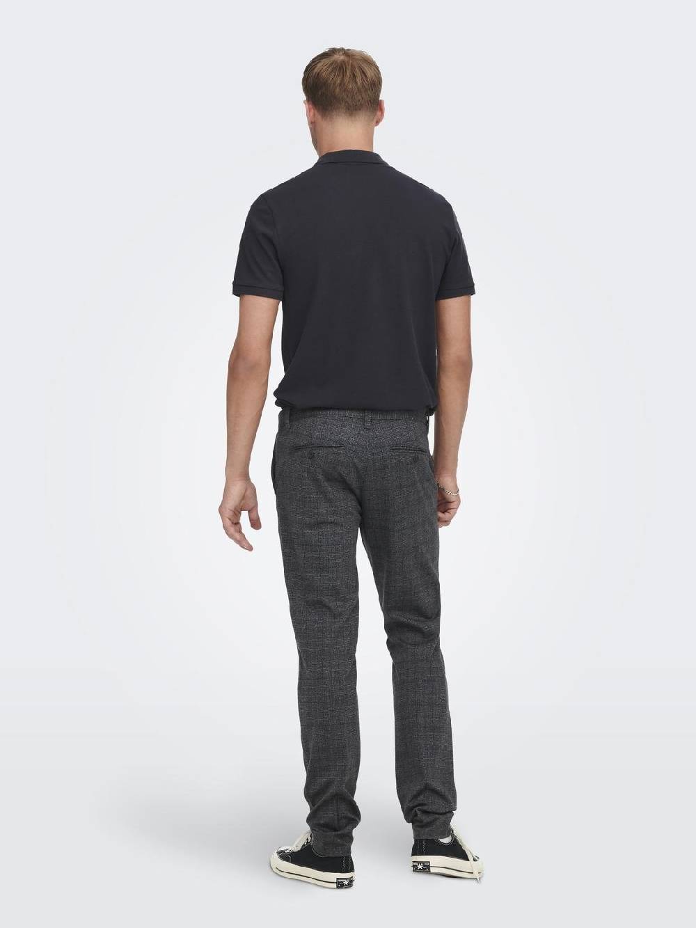 Only & Sons Onsmark Pant Check GW 1451 NOOS Phantom 22021451 Auslauf