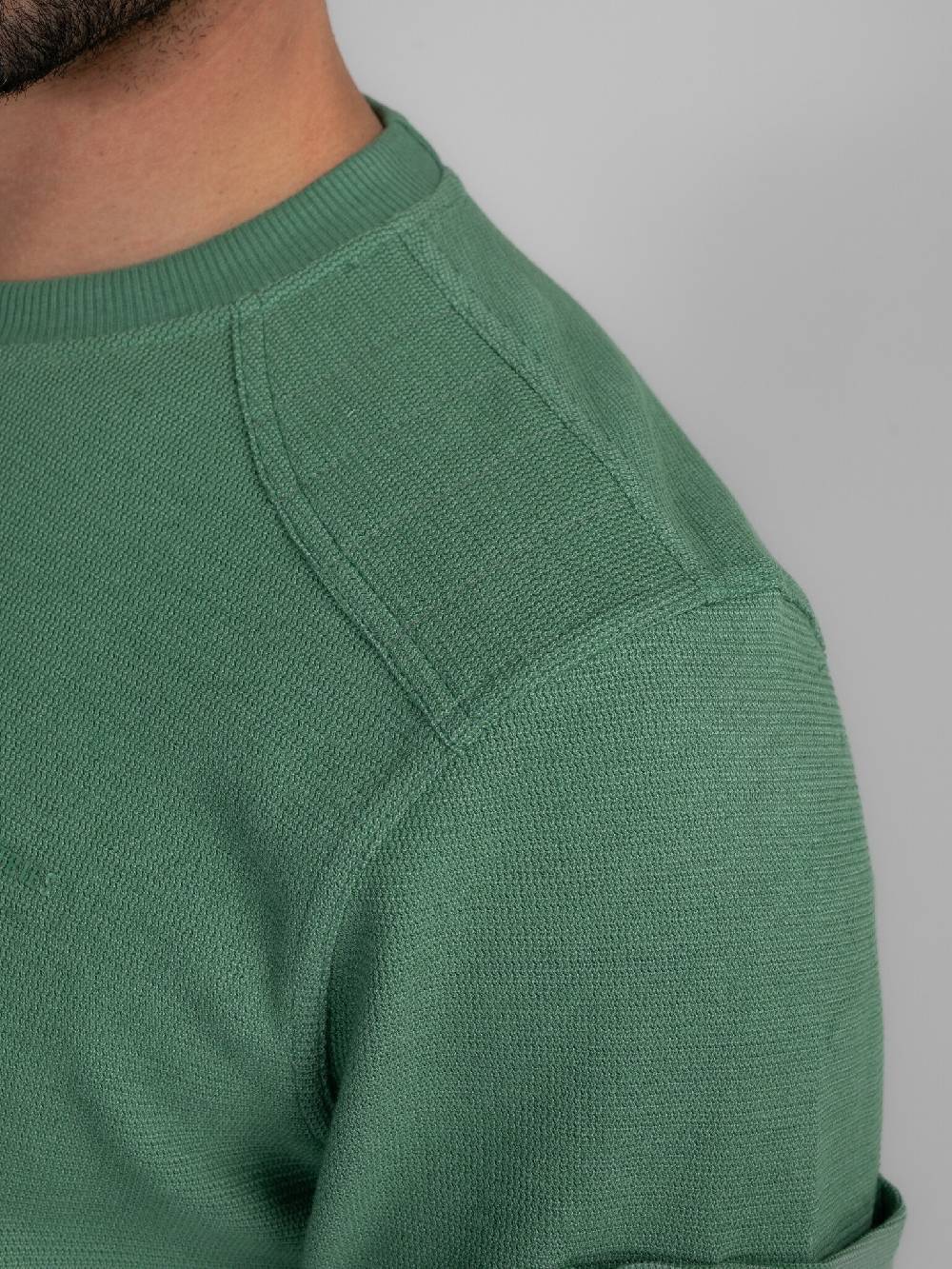 Petrol M-3040-SWR304 Men Sweater Round Neck (6167 Wasabi) Flash Sale
