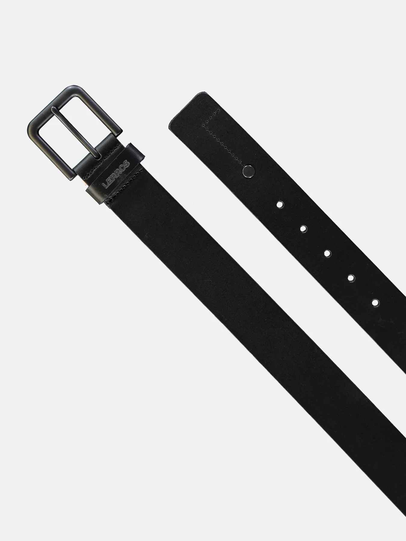 Lerros 5003018 LEREN RIEM MATTHEW MET ZWARTE GESP (290 BLACK) Black Friday