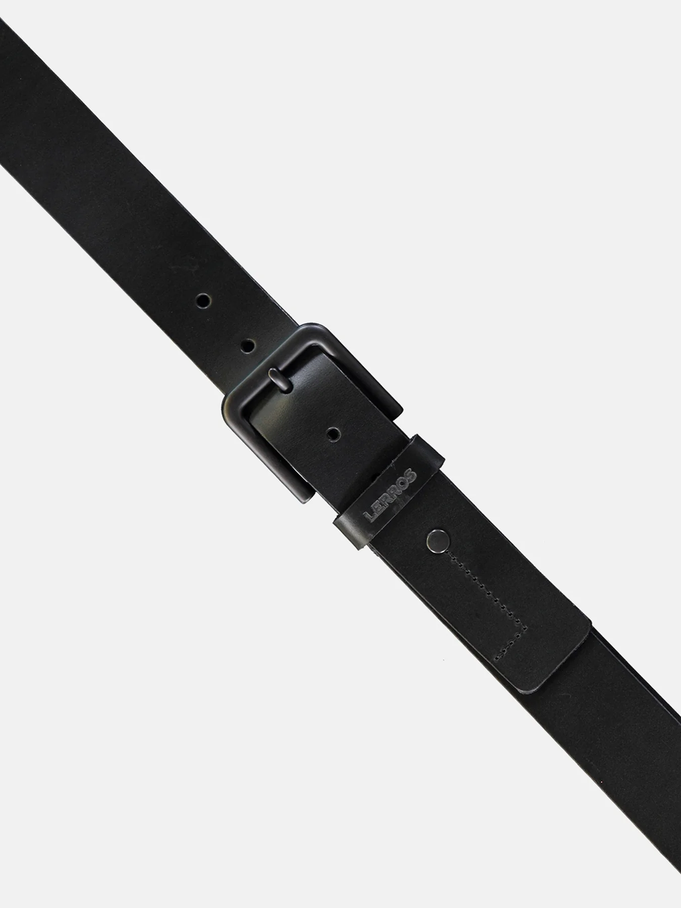 Lerros 5003018 LEREN RIEM MATTHEW MET ZWARTE GESP (290 BLACK) Black Friday