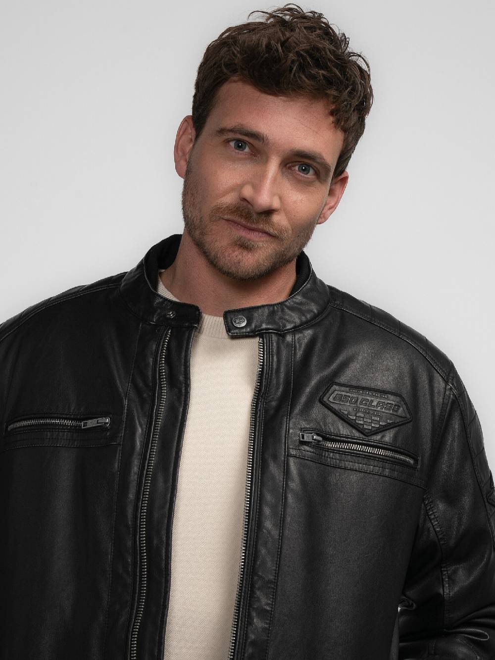 Petrol Industries M-3040-JAC106 Men Jacket PU (9091 Dark Black) Valentinstagsangebot