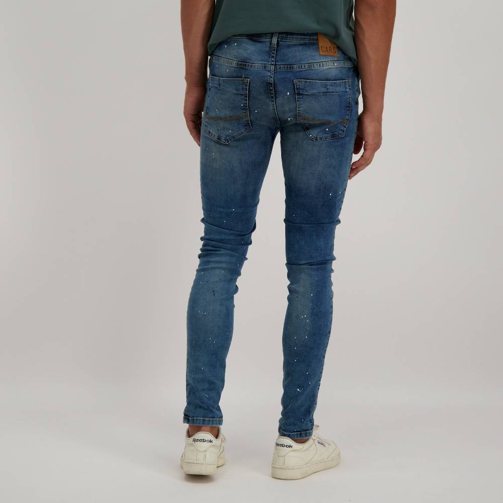 Cars Jeans DUST Super Skinny Spot Dark Used Sonderangebot der Fabrik