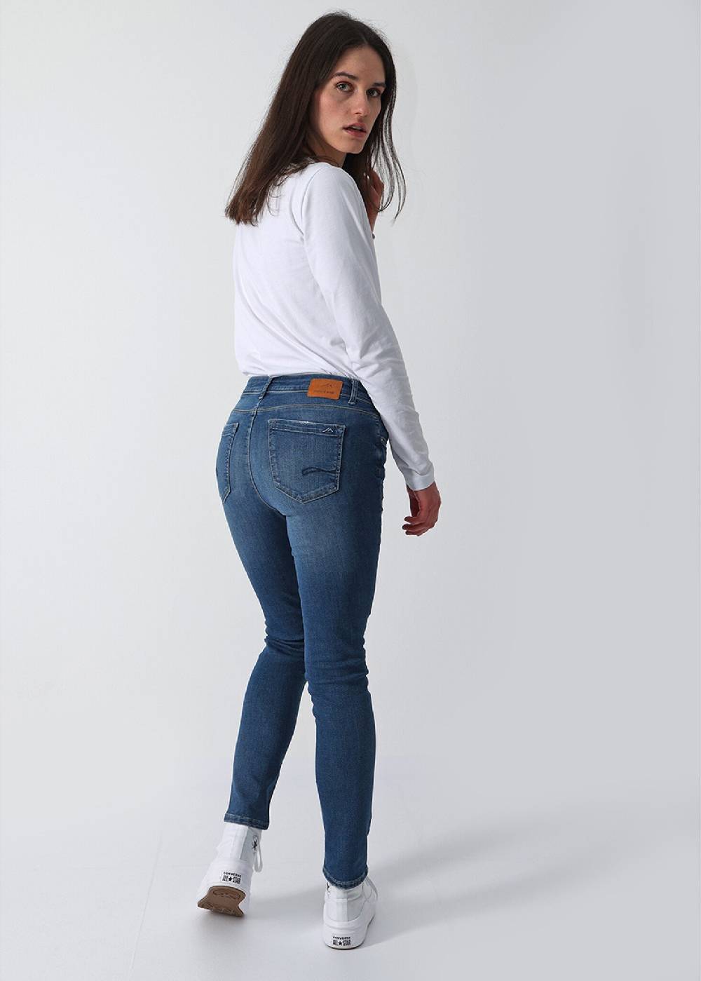 M.O.D MONIKA Slim Fit - (1092 Silver Blue) Online