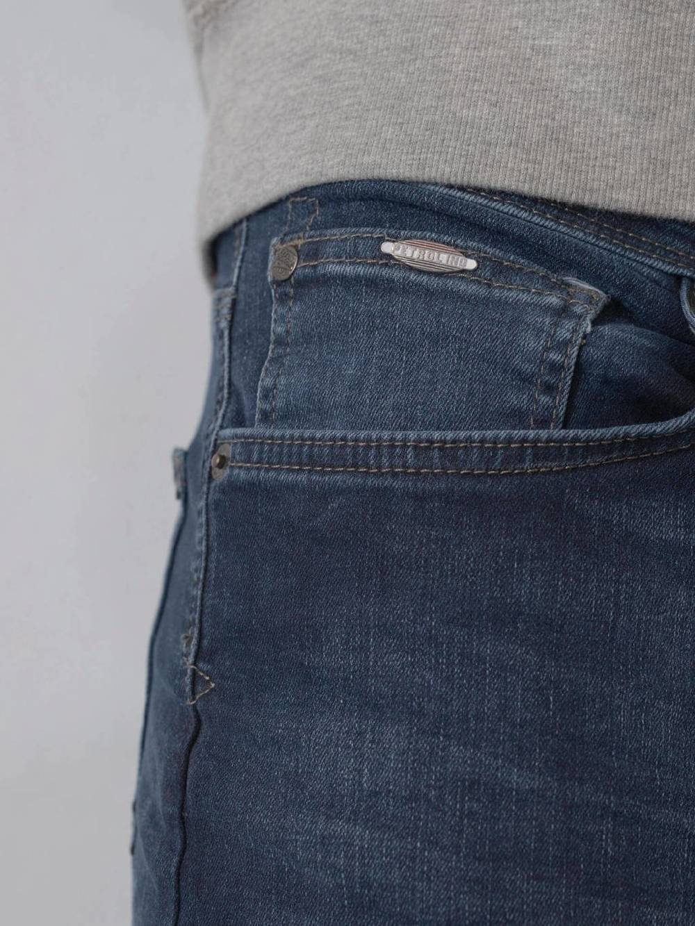 Petrol SEAHAM-Classic - Men Denim Slim Fit (5855 Midnight Blue) Limitierter Zeitrabatt