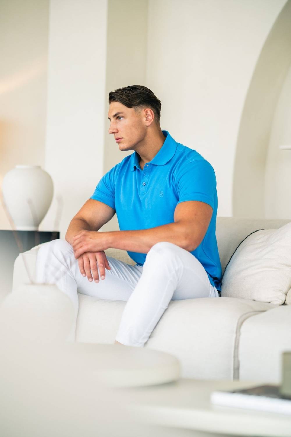 Boogaerts MAX PIQUE POLO BLUE Günstig kaufen