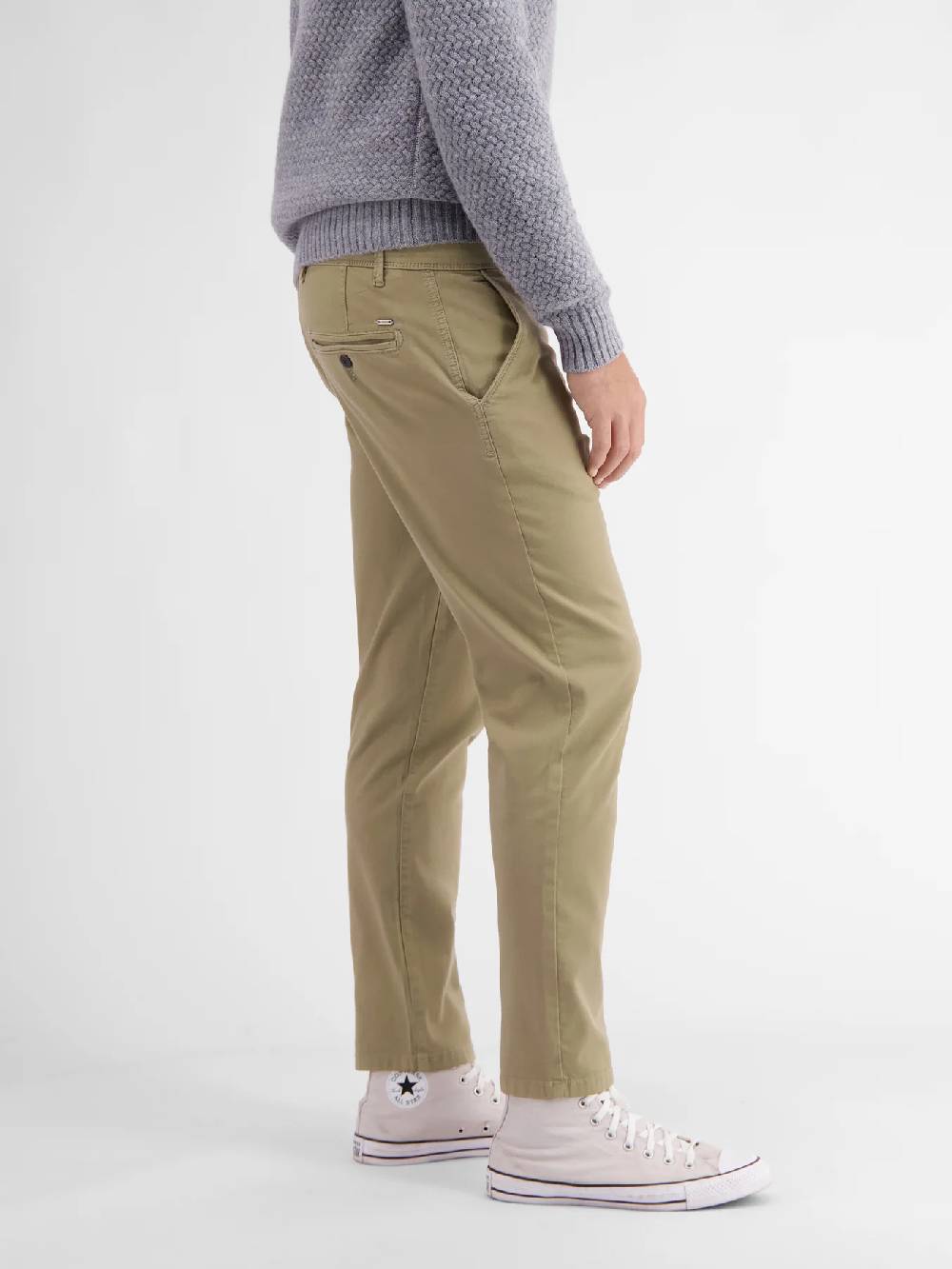 Lerros 2009166 CHINO MICROSTRUCTUUR SLIM FIT (730 SOFT BEIGE) Blitzangebot