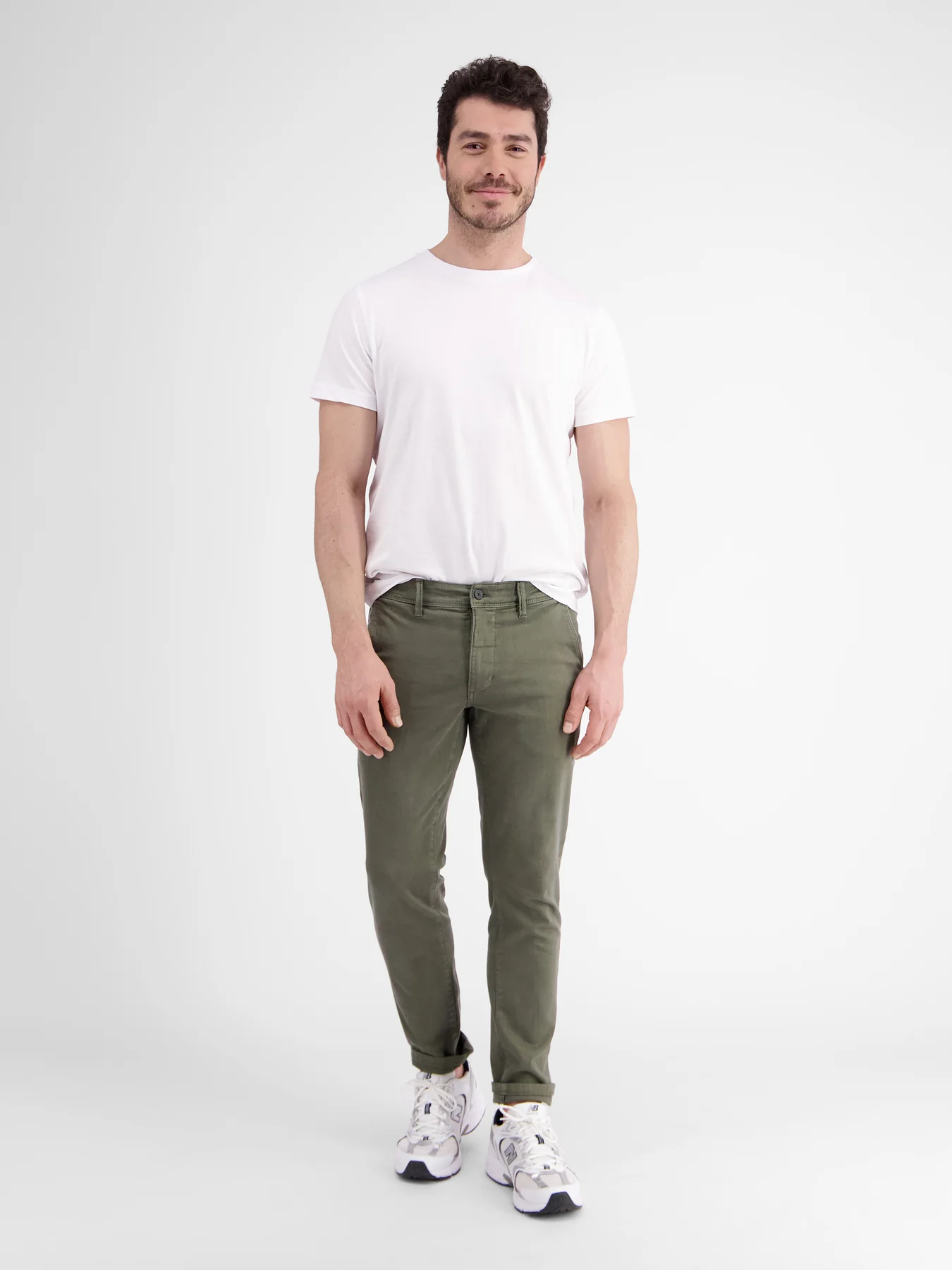 Lerros 2009114 CHINO VAN ZACHTE HYPERFLEX STRETCHKWALITEIT (659 AGED OLIVE) Räumungsverkauf