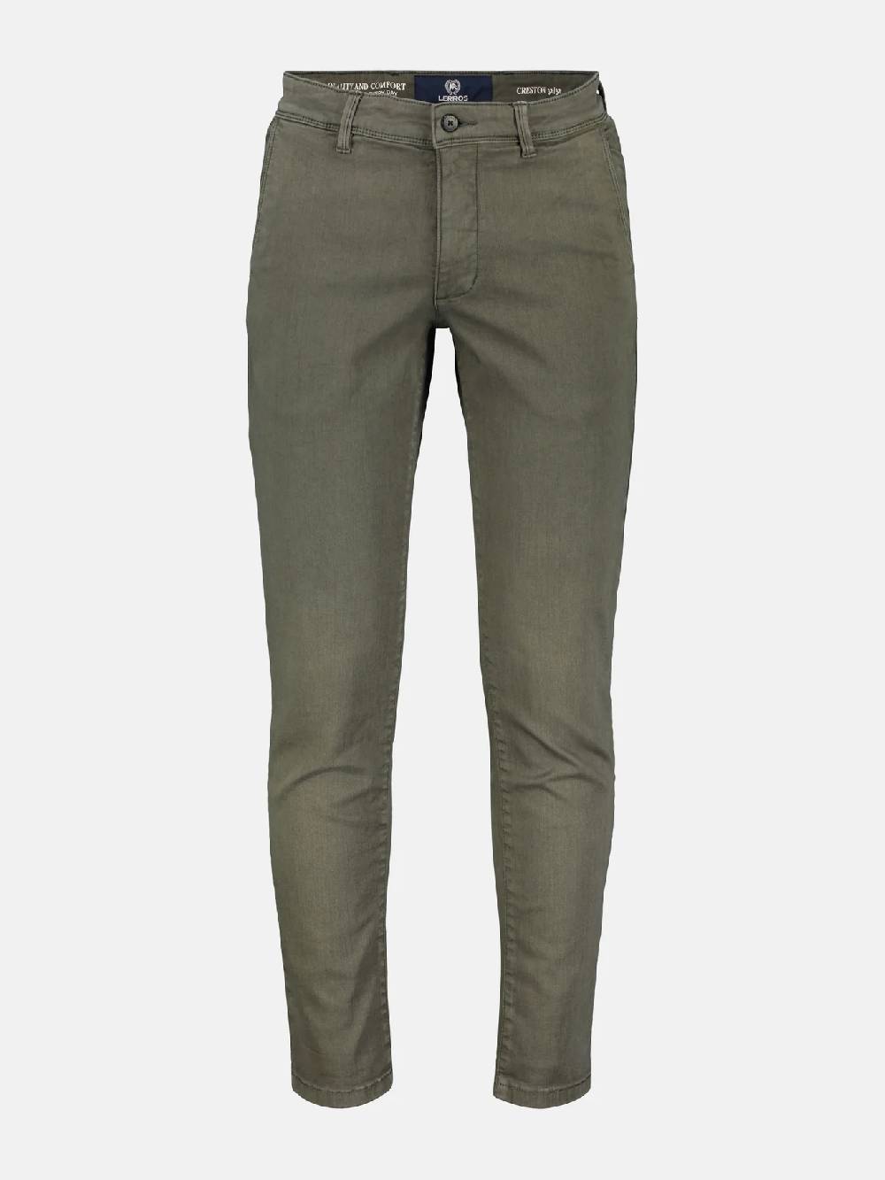 Lerros 2009114 CHINO VAN ZACHTE HYPERFLEX STRETCHKWALITEIT (659 AGED OLIVE) Räumungsverkauf