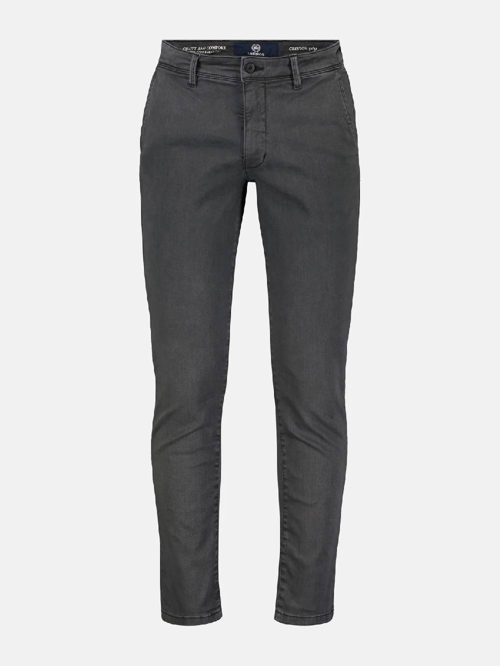 Lerros 2009114 CHINO VAN ZACHTE HYPERFLEX STRETCHKWALITEIT (289 DARK GRAPHITE) Kauf eins, bekomm eins gratis
