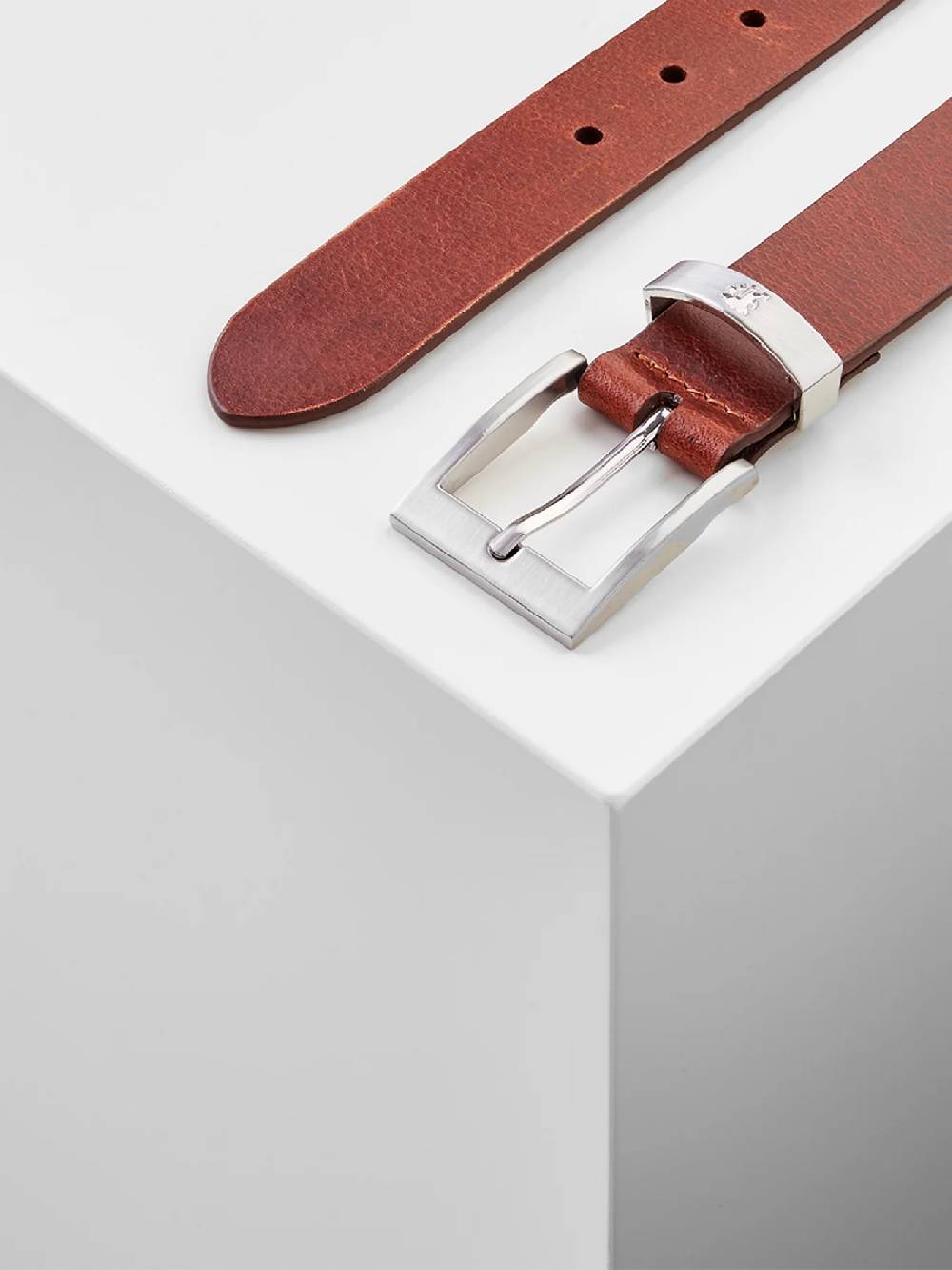 Lerros 5003007 RIEM MET METALEN ELEMENTEN (740 COGNAC) VIP-Rabatte