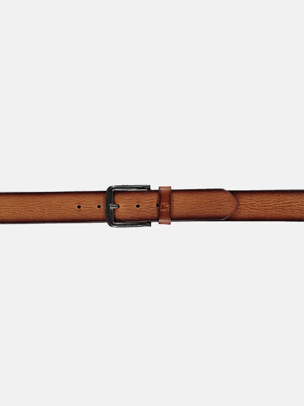 Lerros 5003004 LEREN RIEM *JAMES* (740 COGNAC) Super Sparpreis