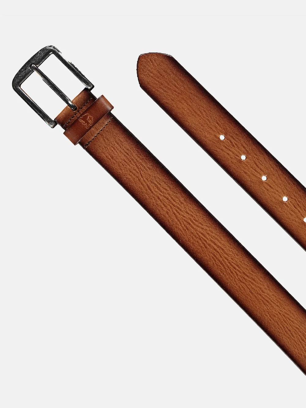 Lerros 5003004 LEREN RIEM *JAMES* (740 COGNAC) Super Sparpreis