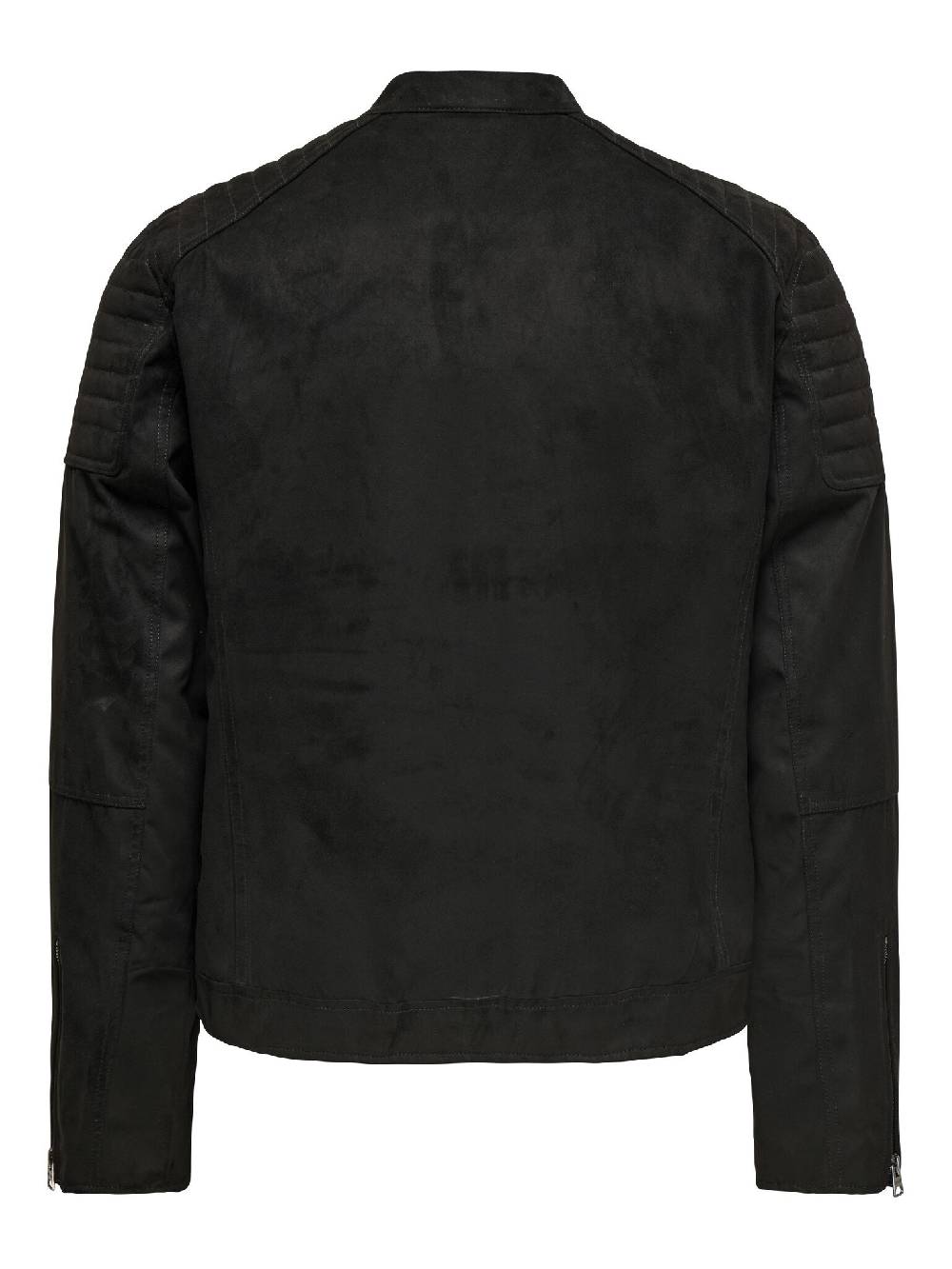 Only & Sons ONSGUS FAUX SUEDE RACER JACKET (Black) Bis zu 50% Rabatt