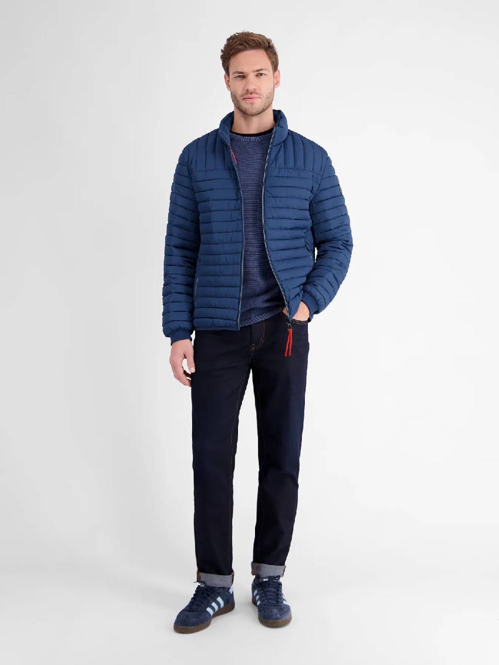 Lerros 23D7040 LICHTGEWICHT GEWATTEERD JACK (448 STORM BLUE) Nur noch ein Tag übrig
