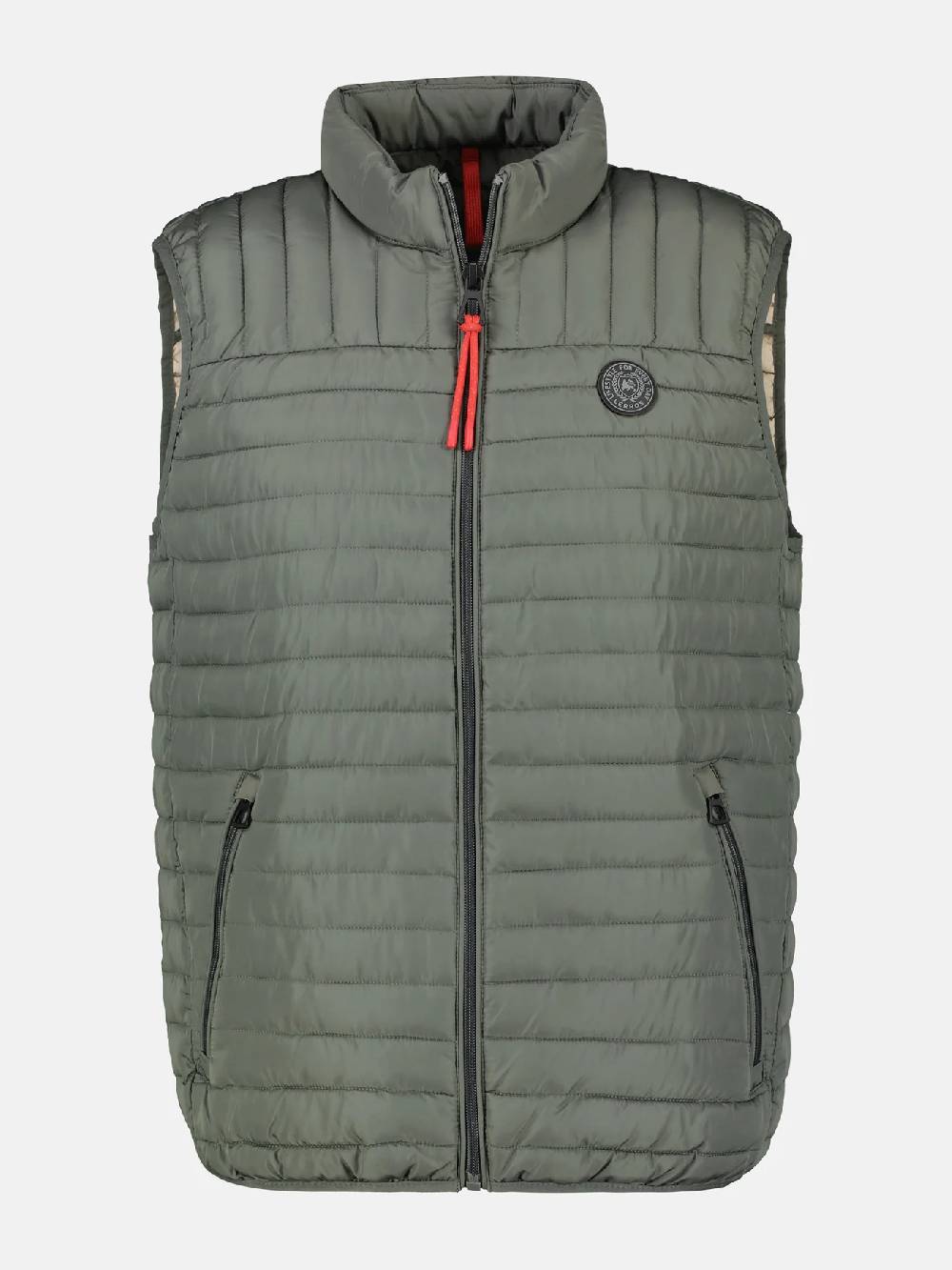 Lerros 2007341 LICHTGEWICHT VEST (618 MINERAL GREEN MELANGE) Super Rabatt