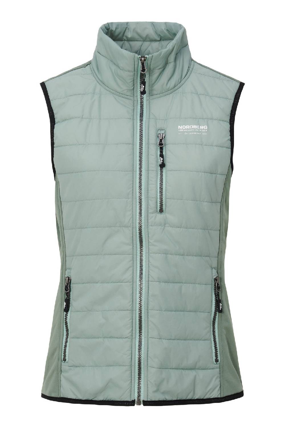 LADIES KNITTED AND WOVEN VEST TIRZA HERBAL GREEN Blitzverkäufe