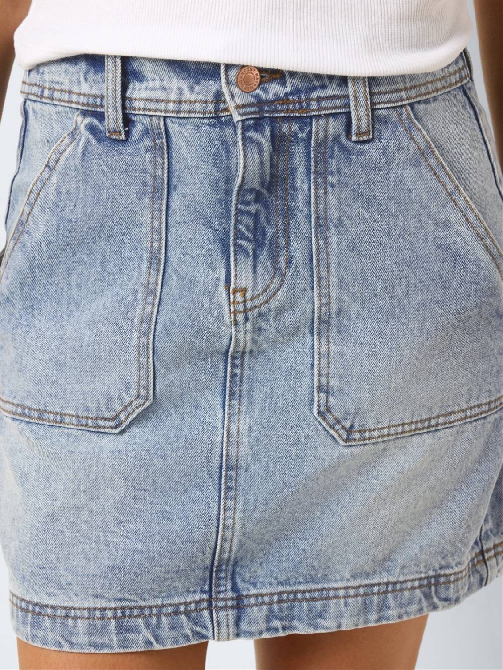 NOISY MAY REGINA HW Denim Skirt (Light Blue Used) Cyber Monday