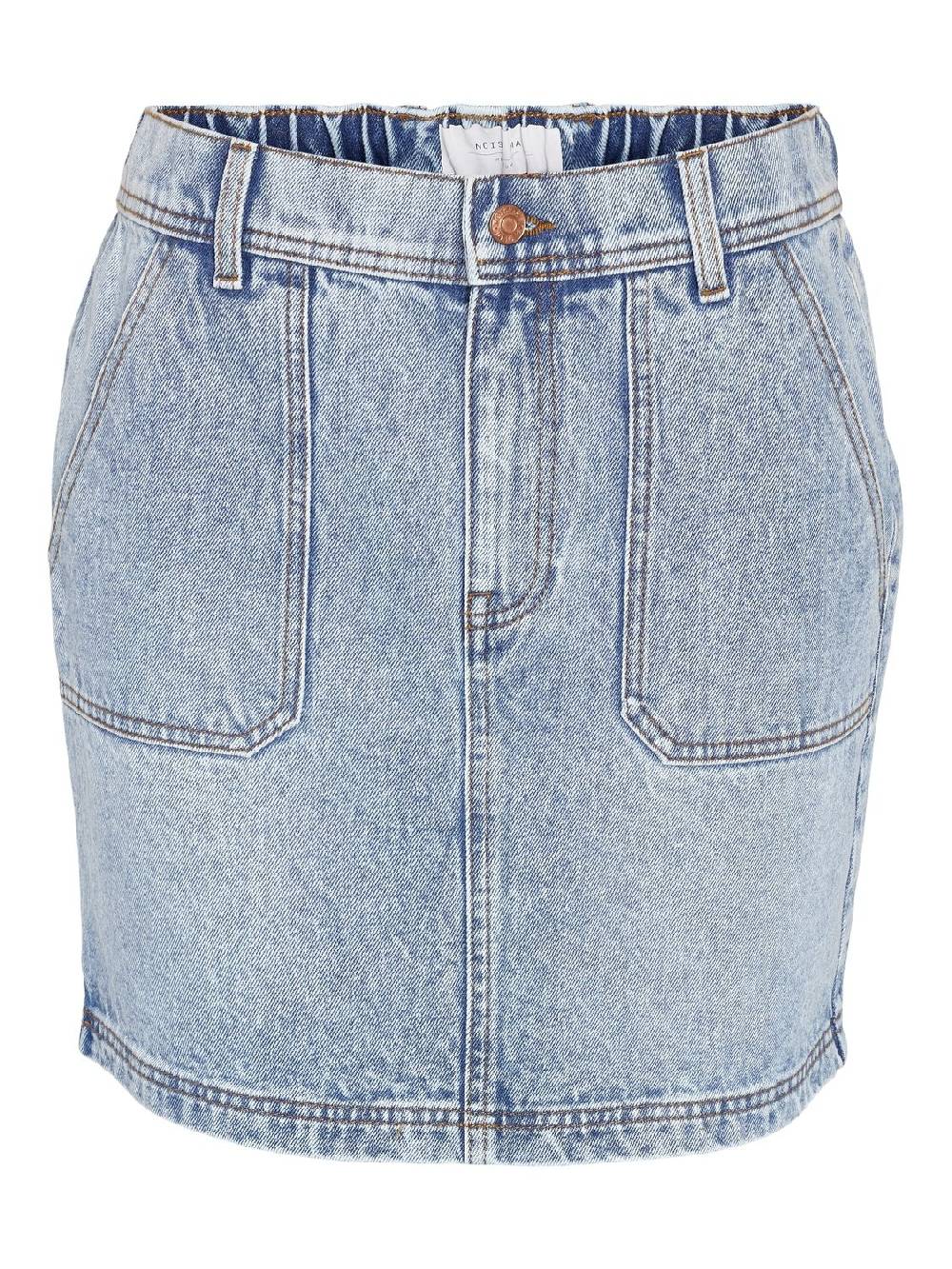 NOISY MAY REGINA HW Denim Skirt (Light Blue Used) Cyber Monday