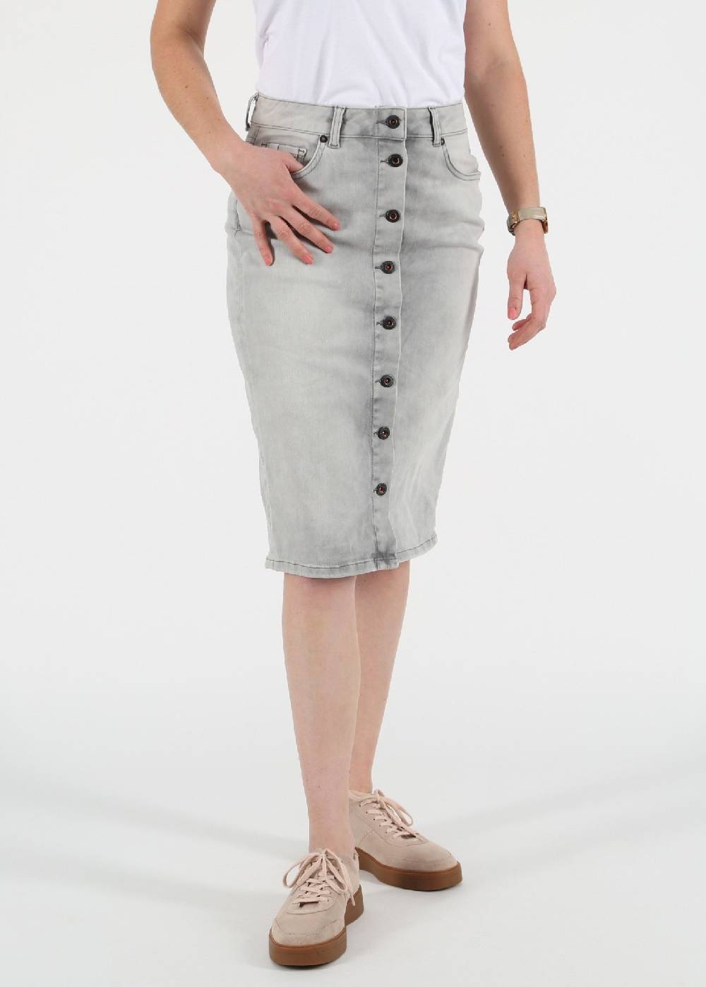 M.O.D Sina Skirt Alabama Grey Valentinstagsangebot