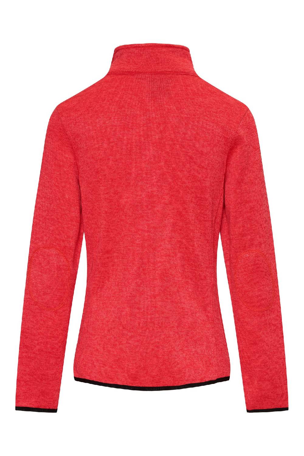 Nordberg ANDREA Knitted Fleece Jacket Red Melange Top Angebot