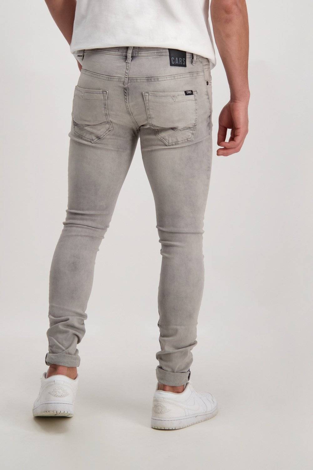 Cars Jeans DUST Den Super Skinny Grey Used (13) Auslauf
