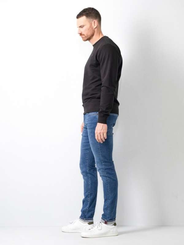 Petrol SEAHAM-Classic - Men Denim Slim Fit (5750 Medium Blue) Günstiger Verkauf