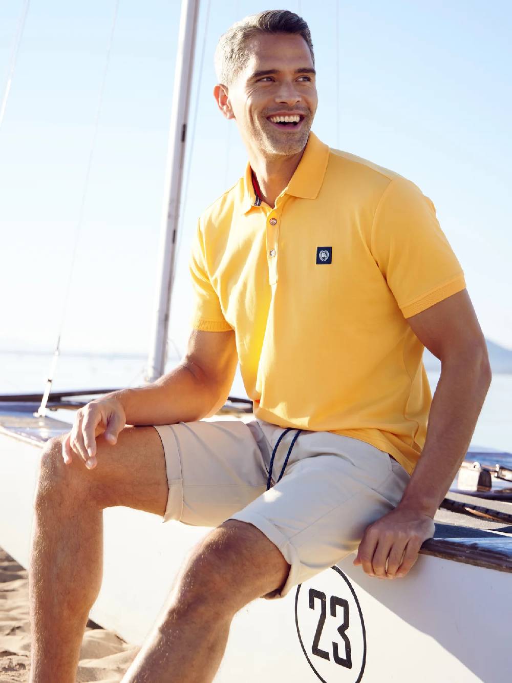 Lerros 2453261 Men Polo (Mango 921) Online Shopping