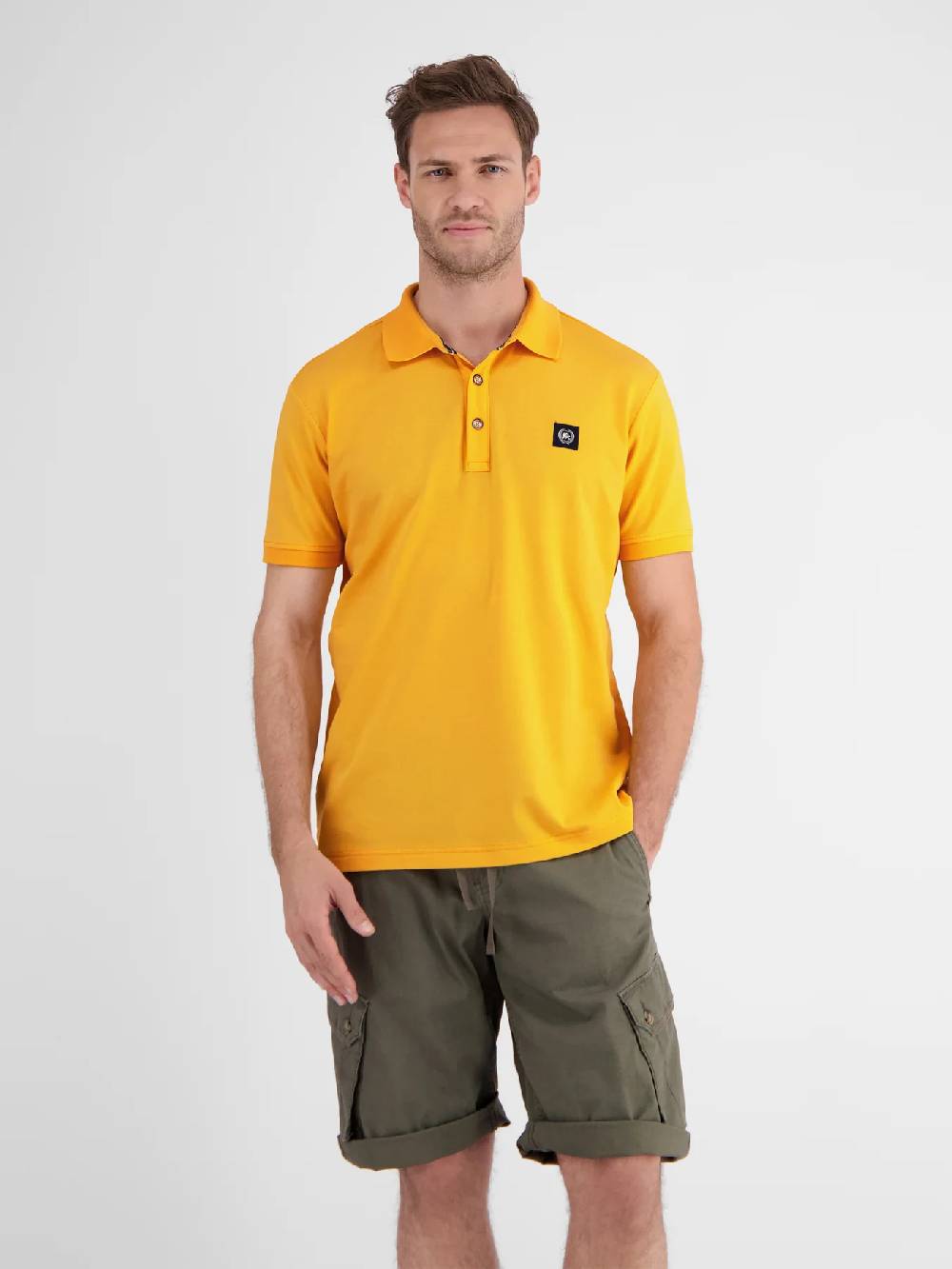 Lerros 2453261 Men Polo (Mango 921) Online Shopping