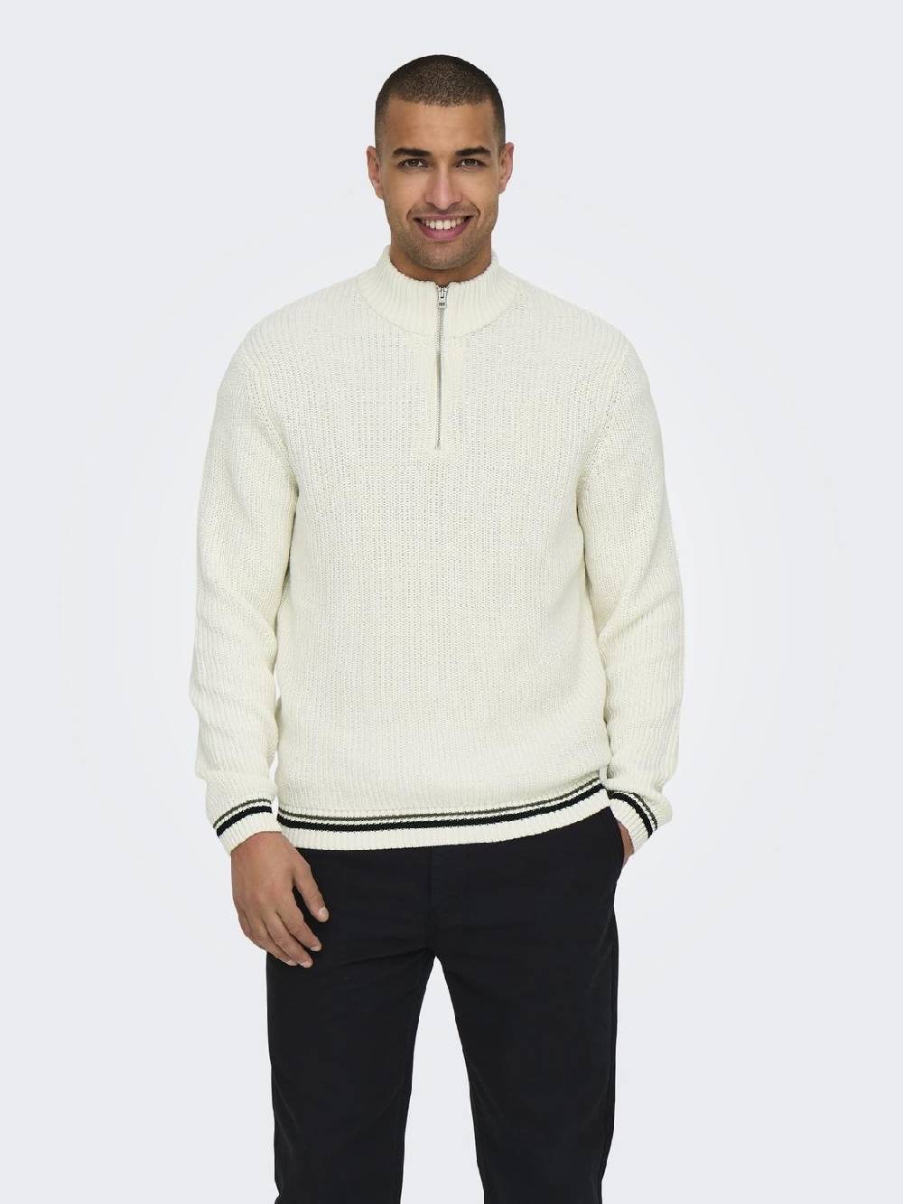 Only & Sons ONSLIMA LIFE REG 5 MIX BOX KNIT BTS (Cloud Dancer) Black Friday