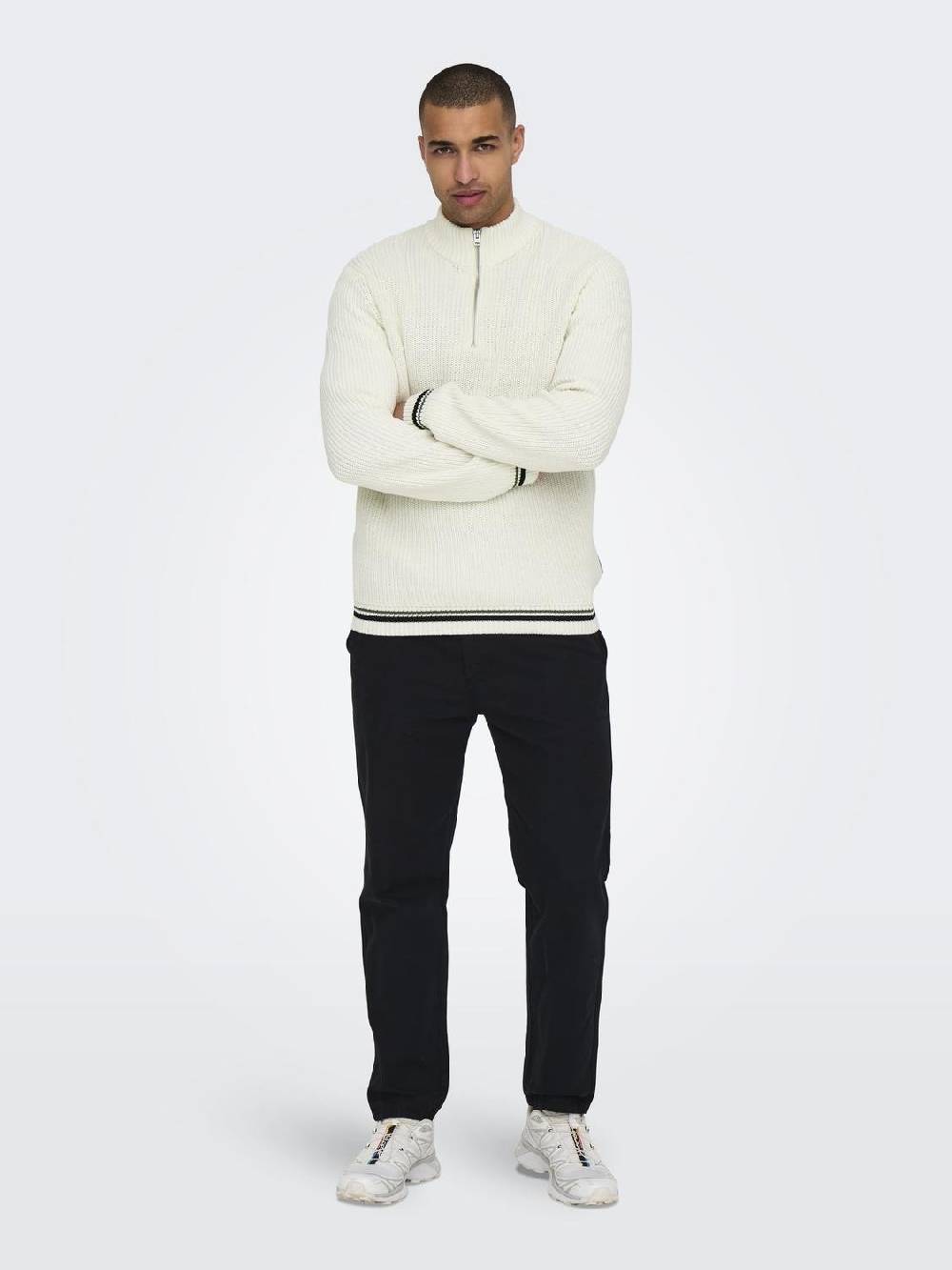 Only & Sons ONSLIMA LIFE REG 5 MIX BOX KNIT BTS (Cloud Dancer) Black Friday