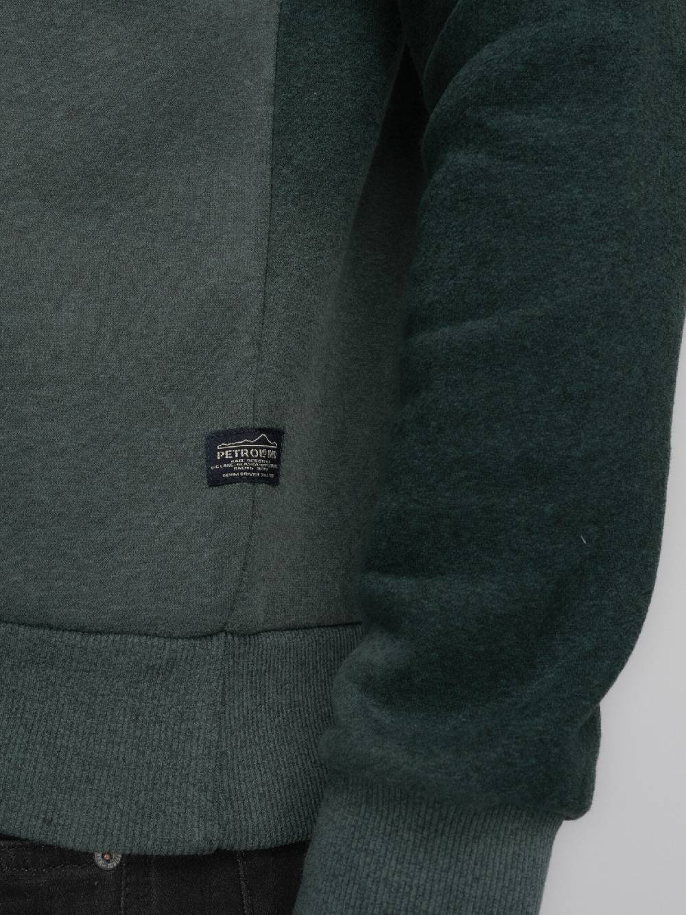 Petrol M-3040-SWR309 MEN SWEATER ROUND NECK PRINT 6089 Bottle Weihnachtsangebot