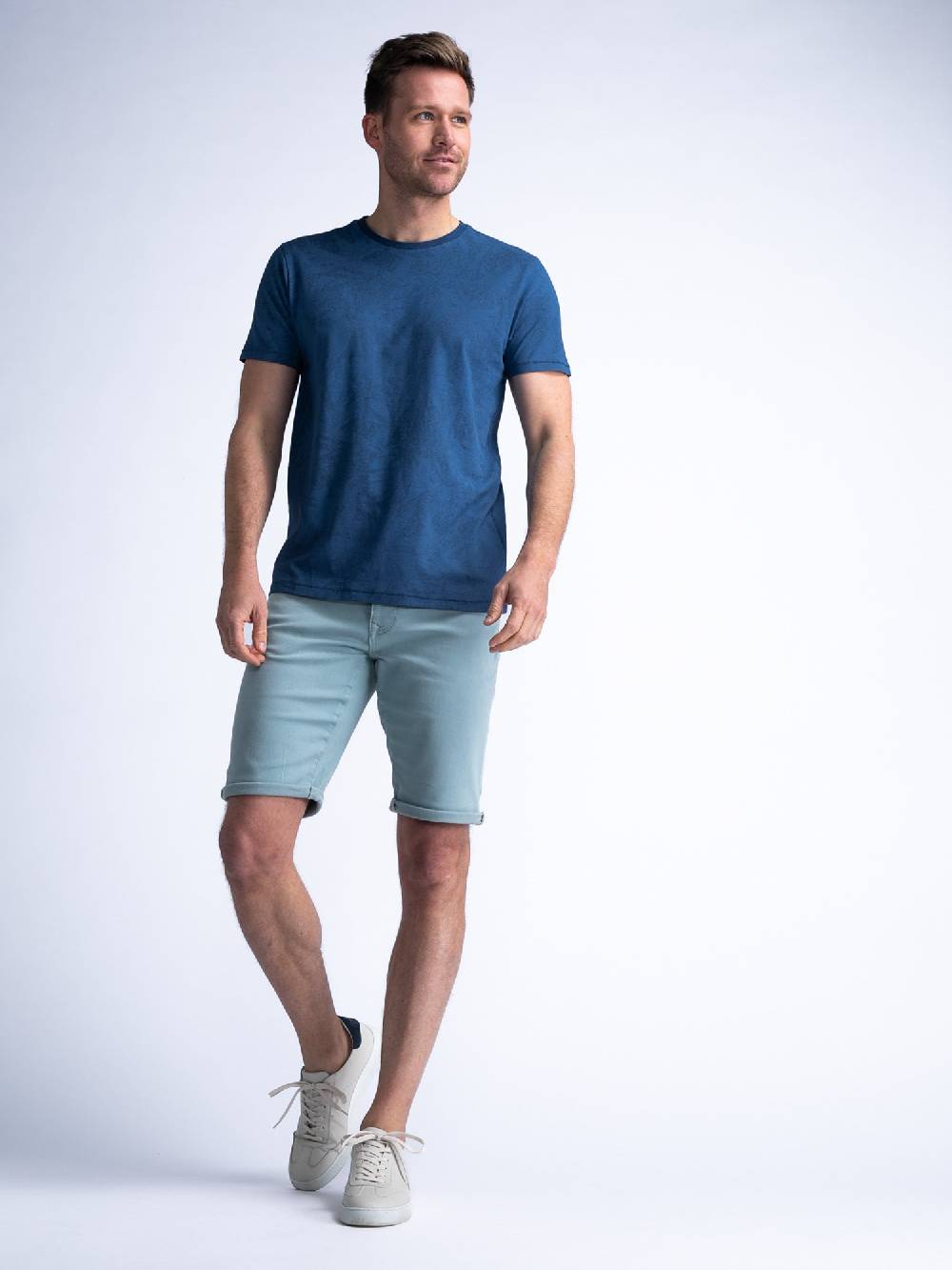 Petrol Men Shorts Denim M-1040-SHO005 (5179 Aqua Grey) Neueste Mode