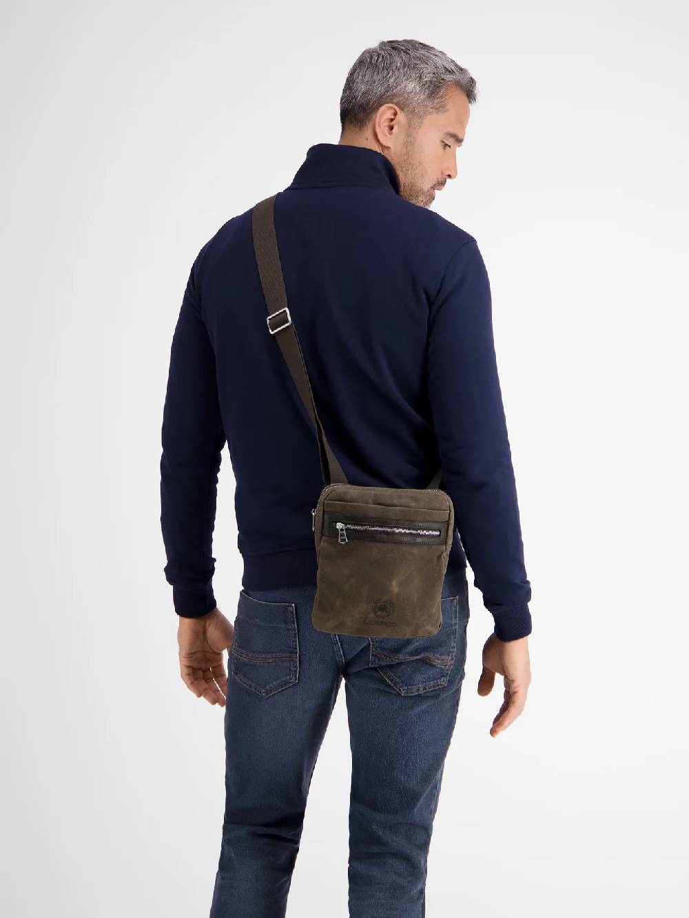 Lerros 5002019 COLUMBUS-CROSSBODYTAS (645 GRANITE) Tiefpreis