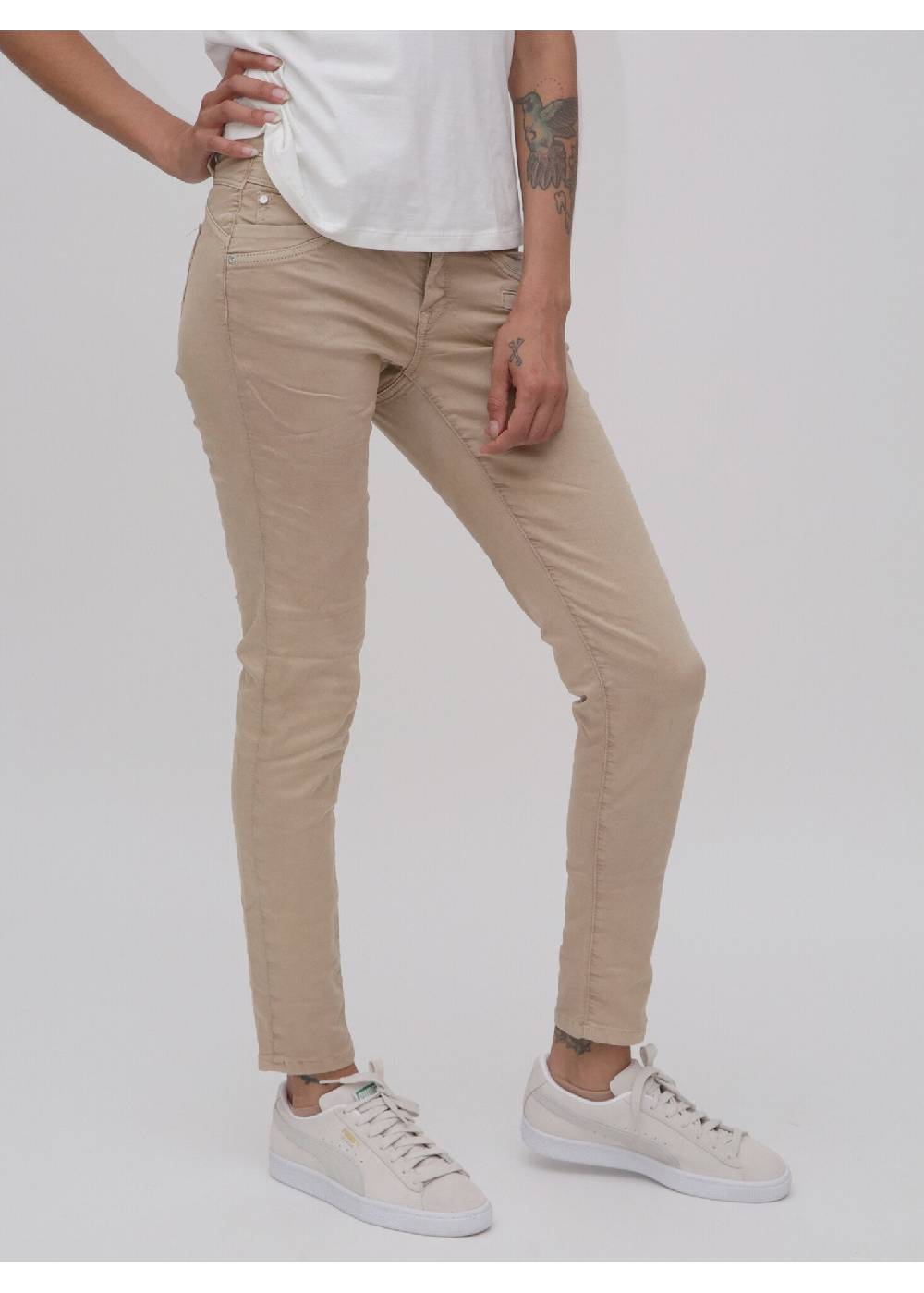 M.O.D SUZY Skinny Fit BEIGE Sonderangebot