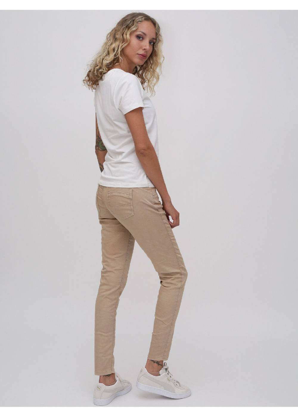 M.O.D SUZY Skinny Fit BEIGE Sonderangebot